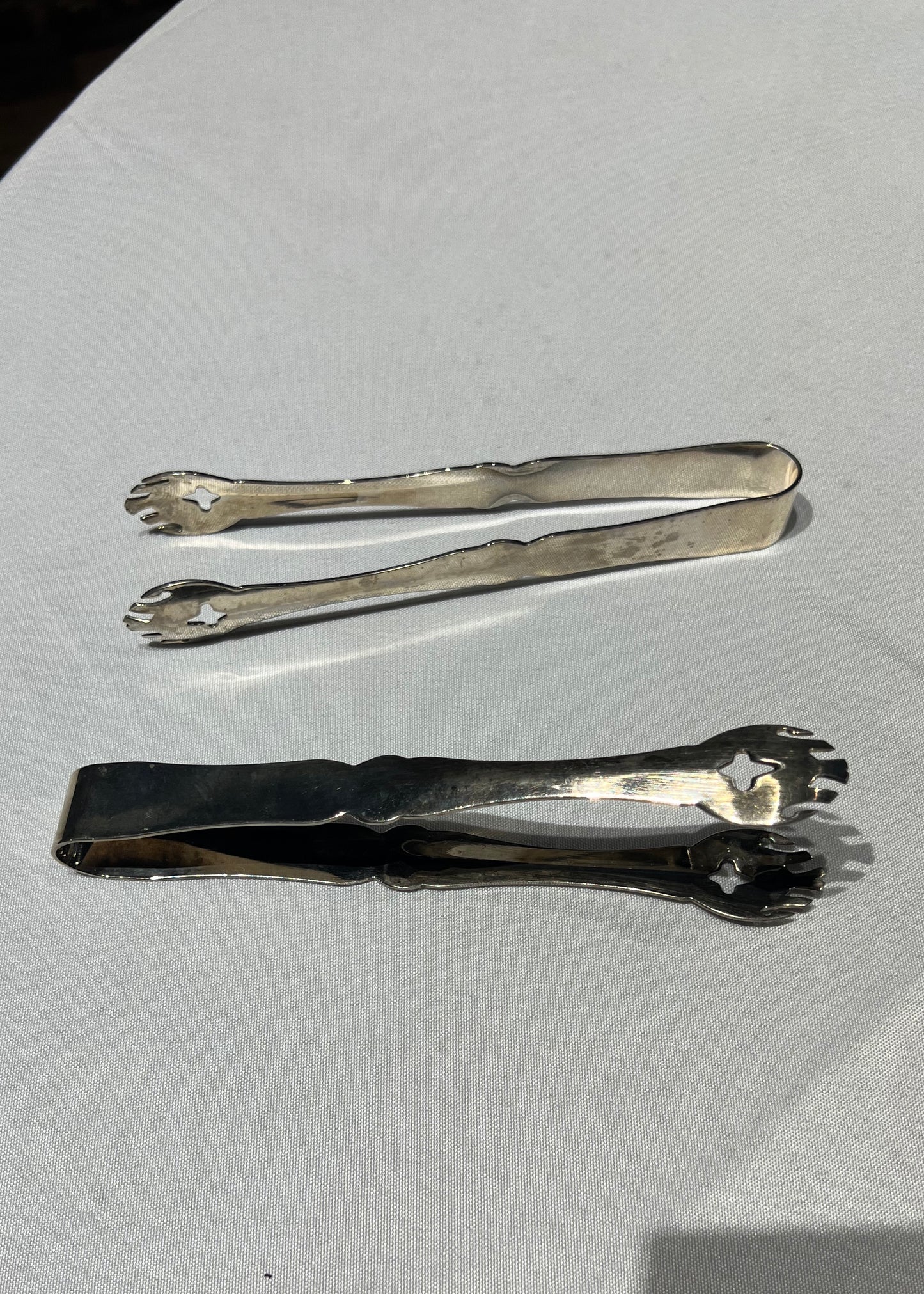 Small Silver Tongs
