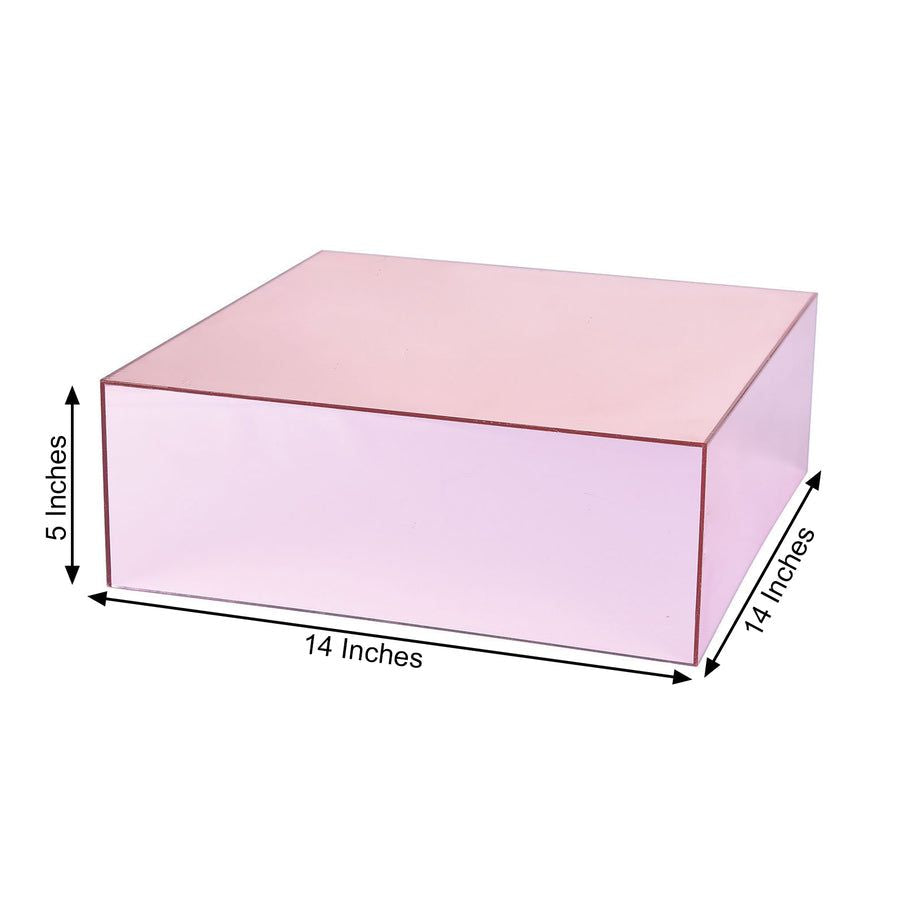 14 x 14 Acrylic Cake Box Stand